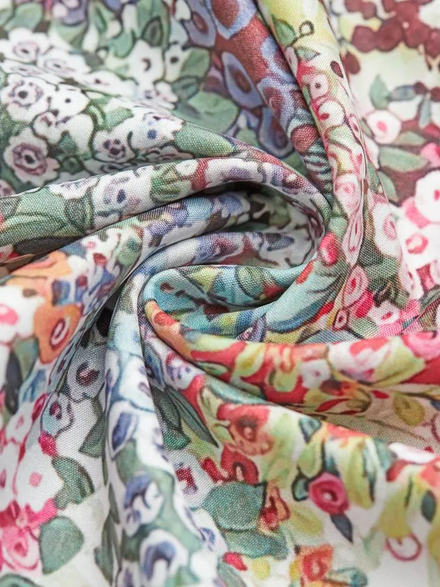 Women's A Line Dress Maxi Dress Casual V neck Floral Short Sleeve Loosen Dress